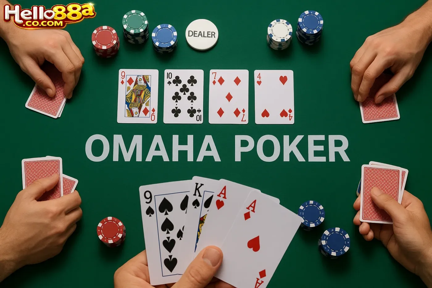 Điểm hấp dẫn của Poker Omaha Hello88